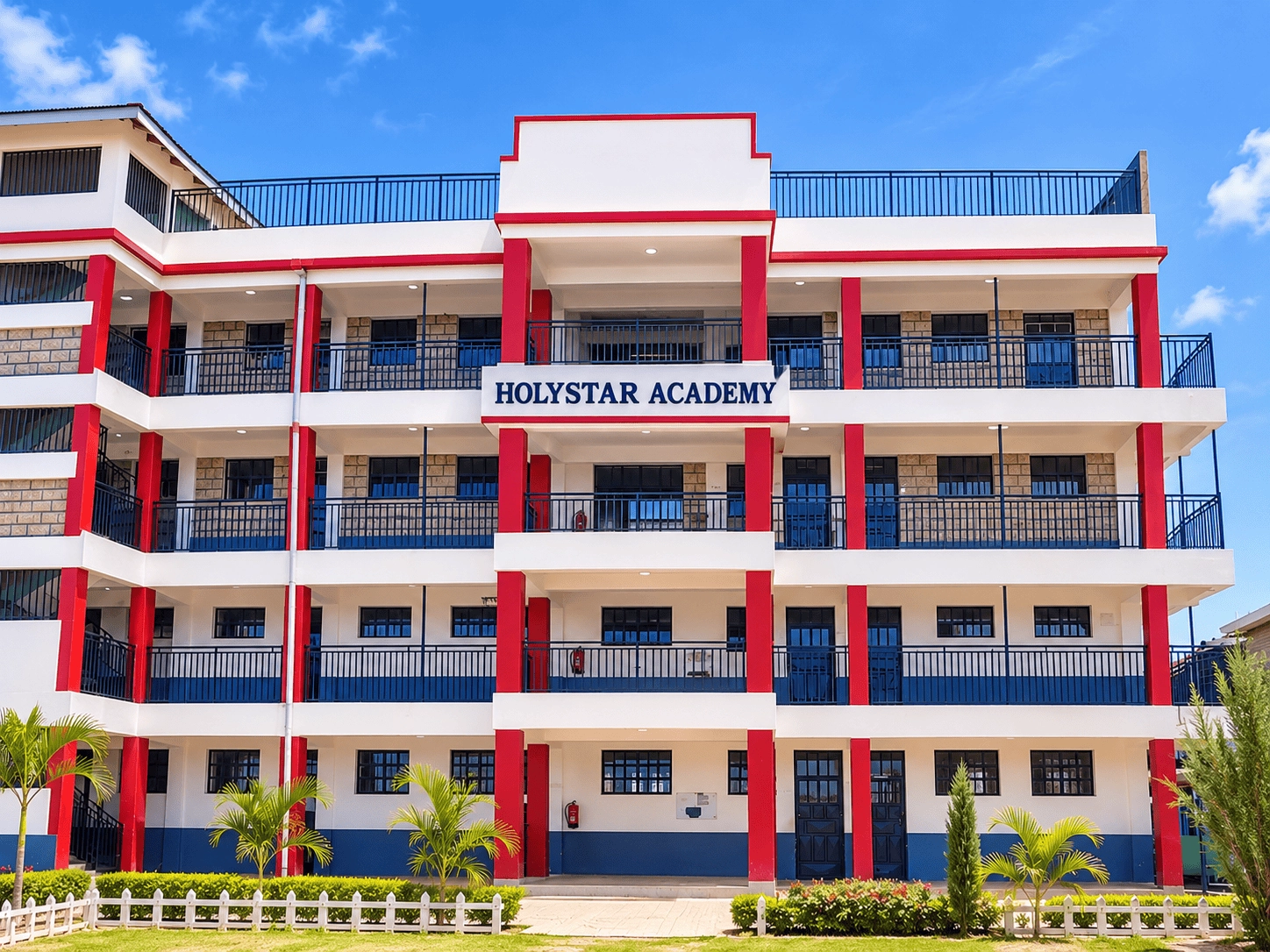Holystar Academy entrance and reception
